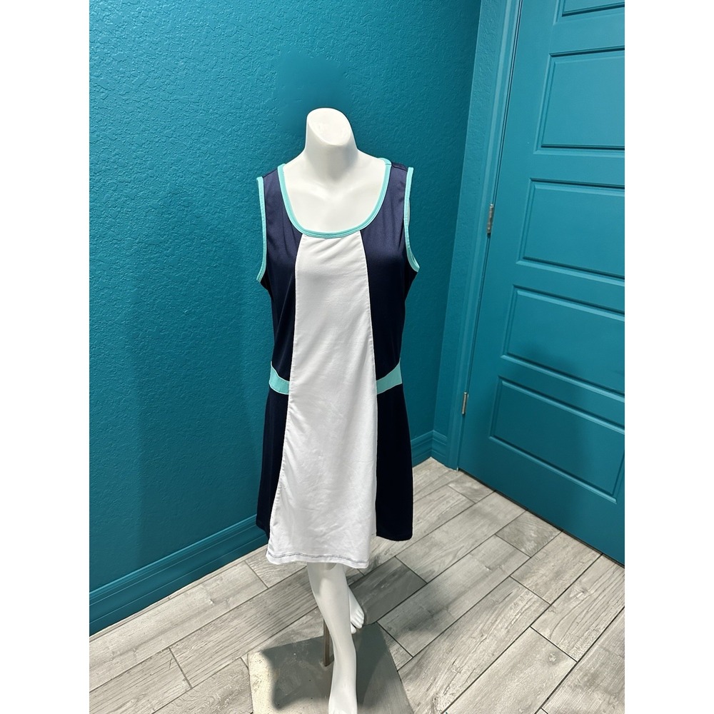 Tail Women's Blue/White Tank Athletic Dress S